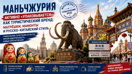 Маньчжурия активно &laquo;упаковывается&raquo; как туристический бренд: матрёшки, мамонты и русско‑китайский стиль