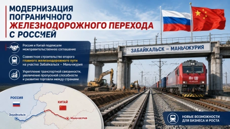 Модернизация пограничного железнодорожного перехода с Россией