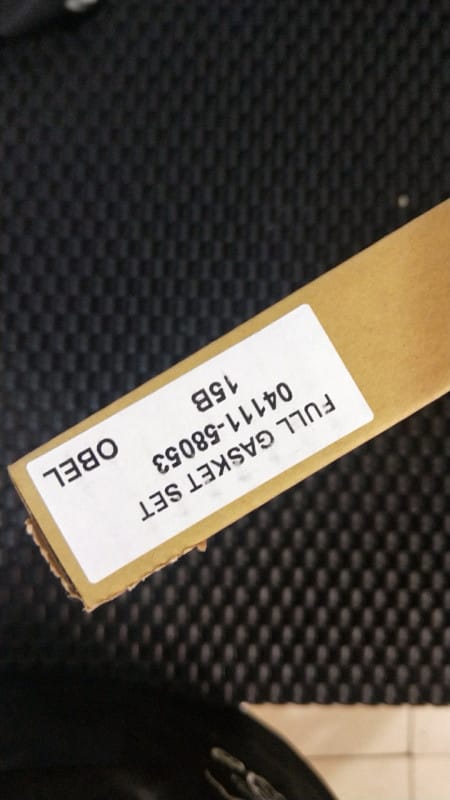 Новый ремкомплект ДВС Toyota 3B 04111-58053
