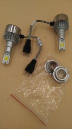 Pair H7 Led Headlight Bulbs For RAM ProMaster 1500 2500 3500 2014-2017 72W COB